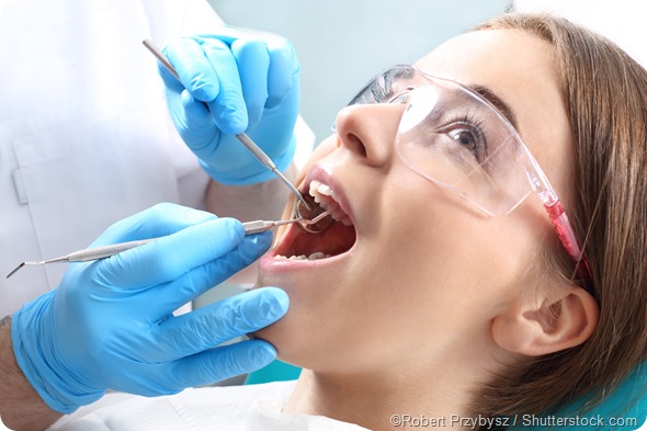 Women at dentist